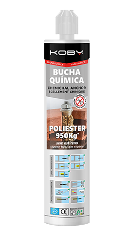 BUCHA QUÍMICA POLIÉSTER SEM ESTIRENO - 950KG
